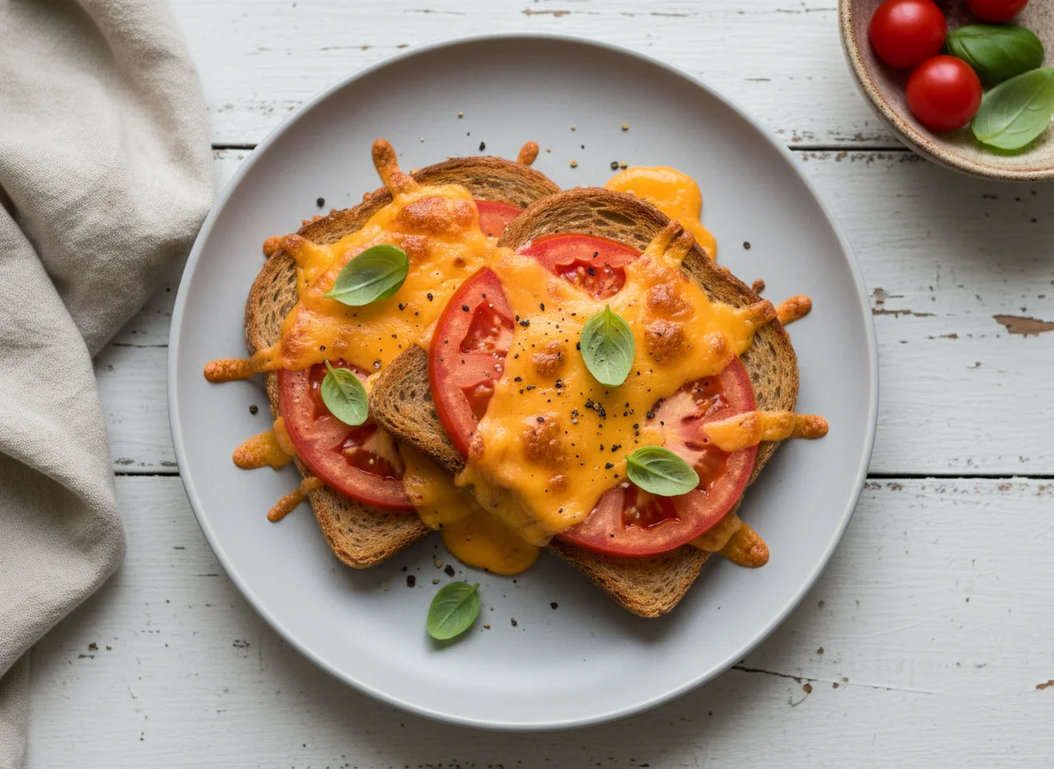 Cheese and Tomato Toast photo