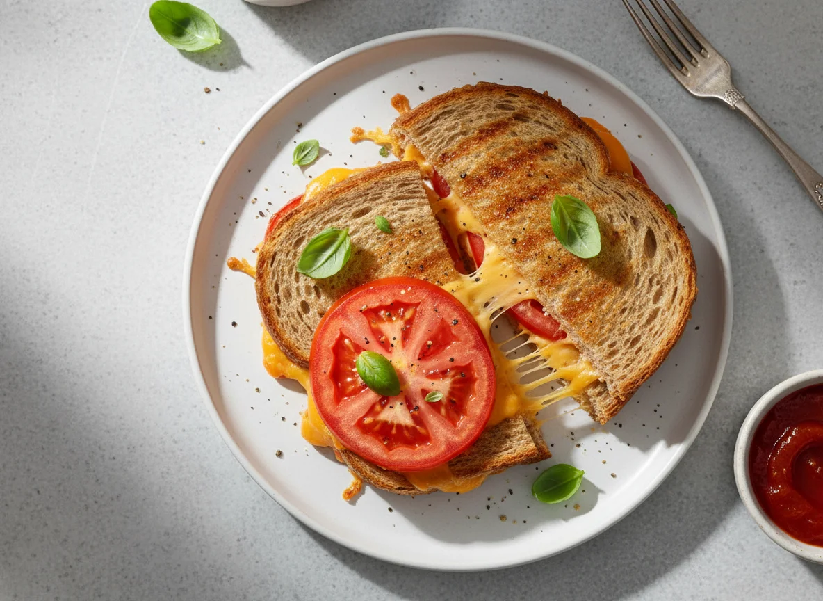 Cheese and Tomato Toastie photo