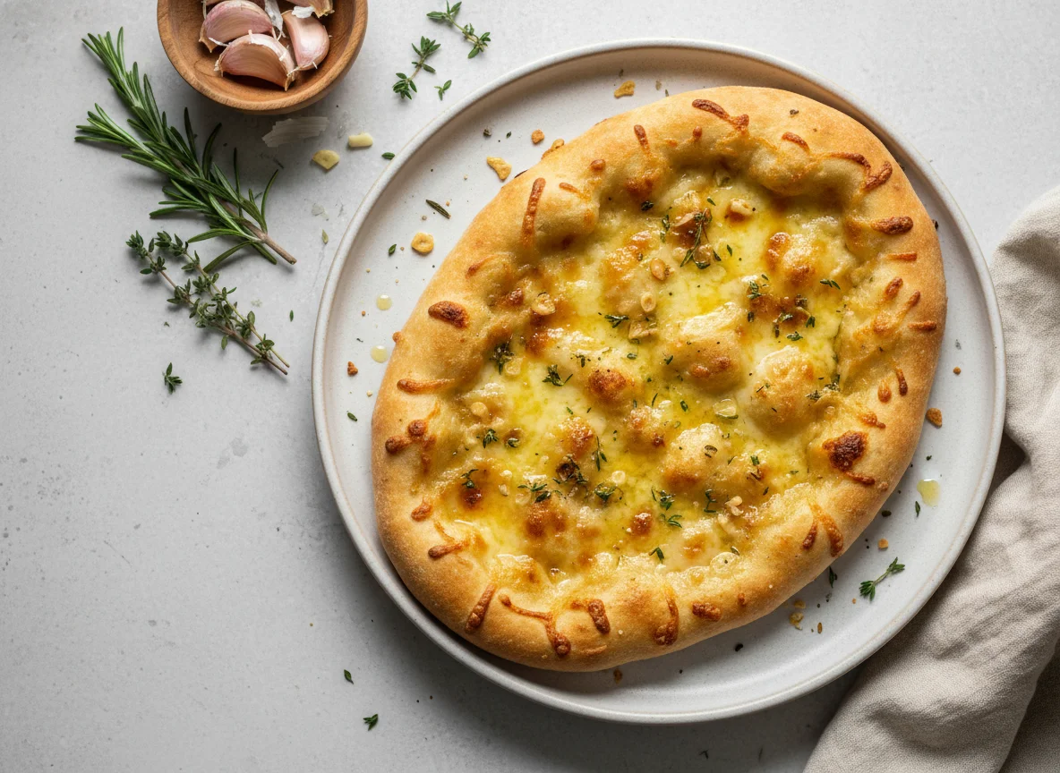 Cheese & Garlic Flatbread photo