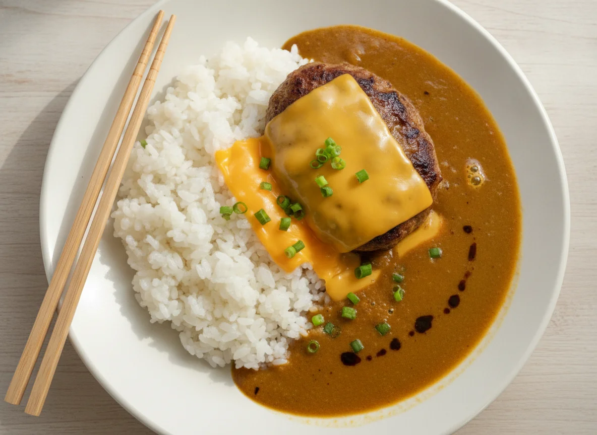 Cheese Hamburg Curry Rice photo