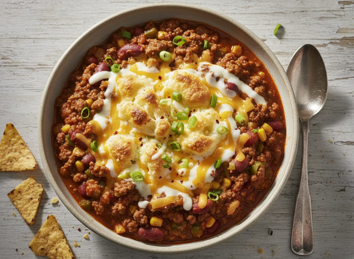 Cheesy Chili or Stew photo