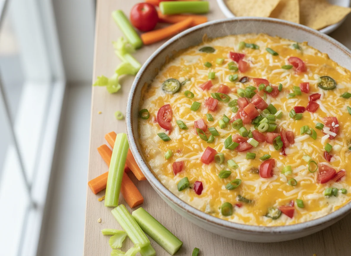 Cheesy Dip with Vegetables photo