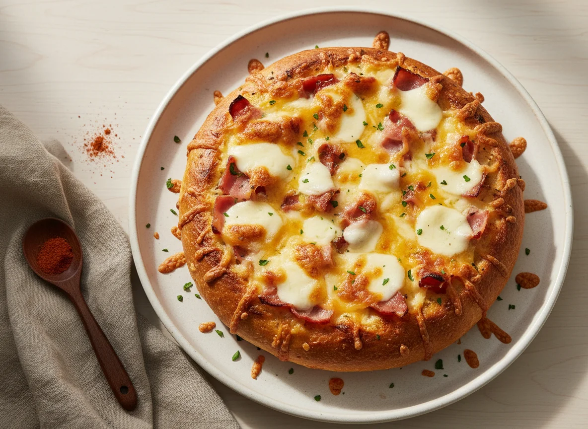 Cheesy Ham Bread photo