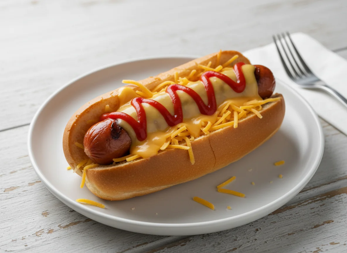 Cheesy Hotdog photo