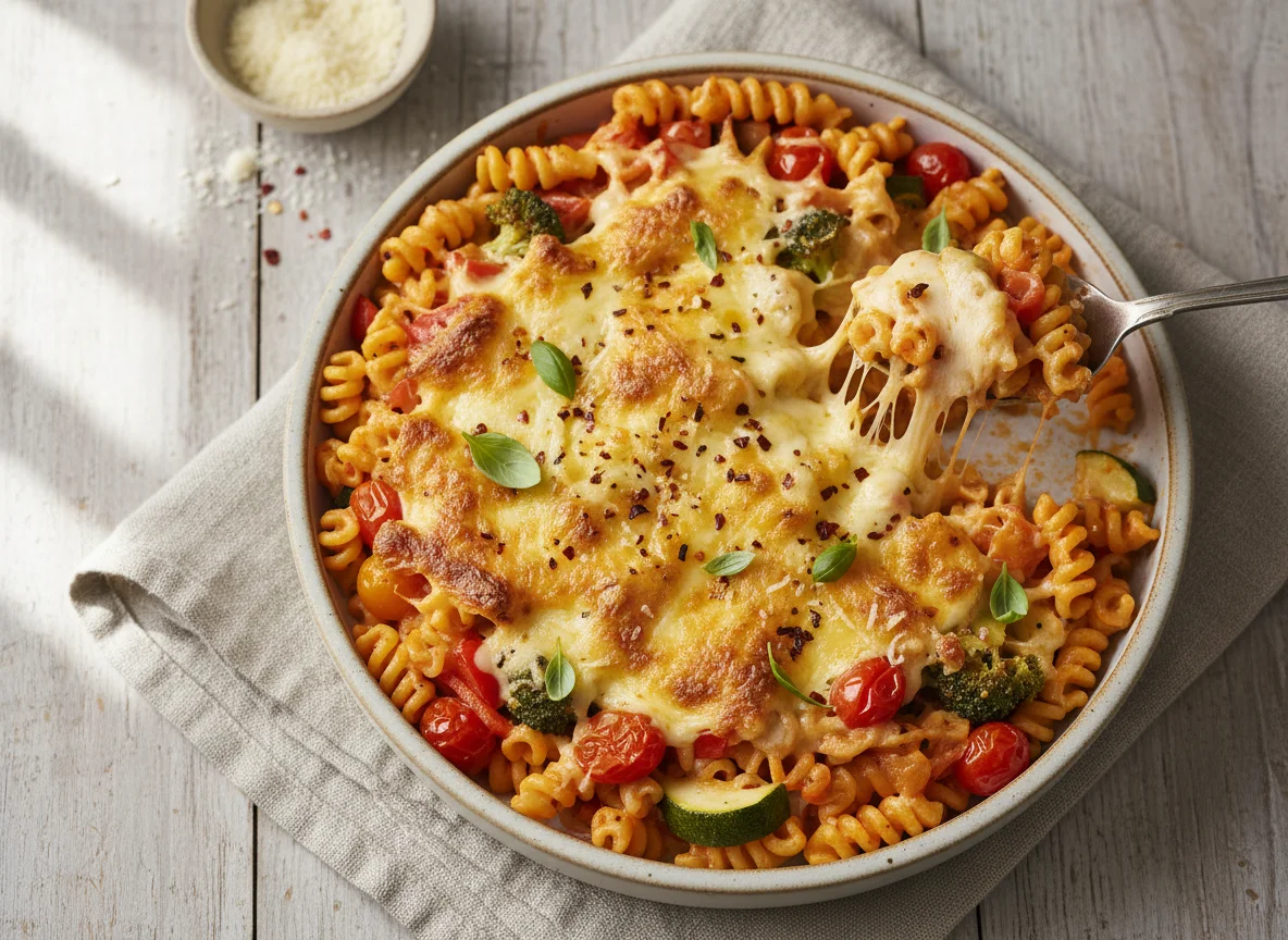 Cheesy Pasta Bake photo