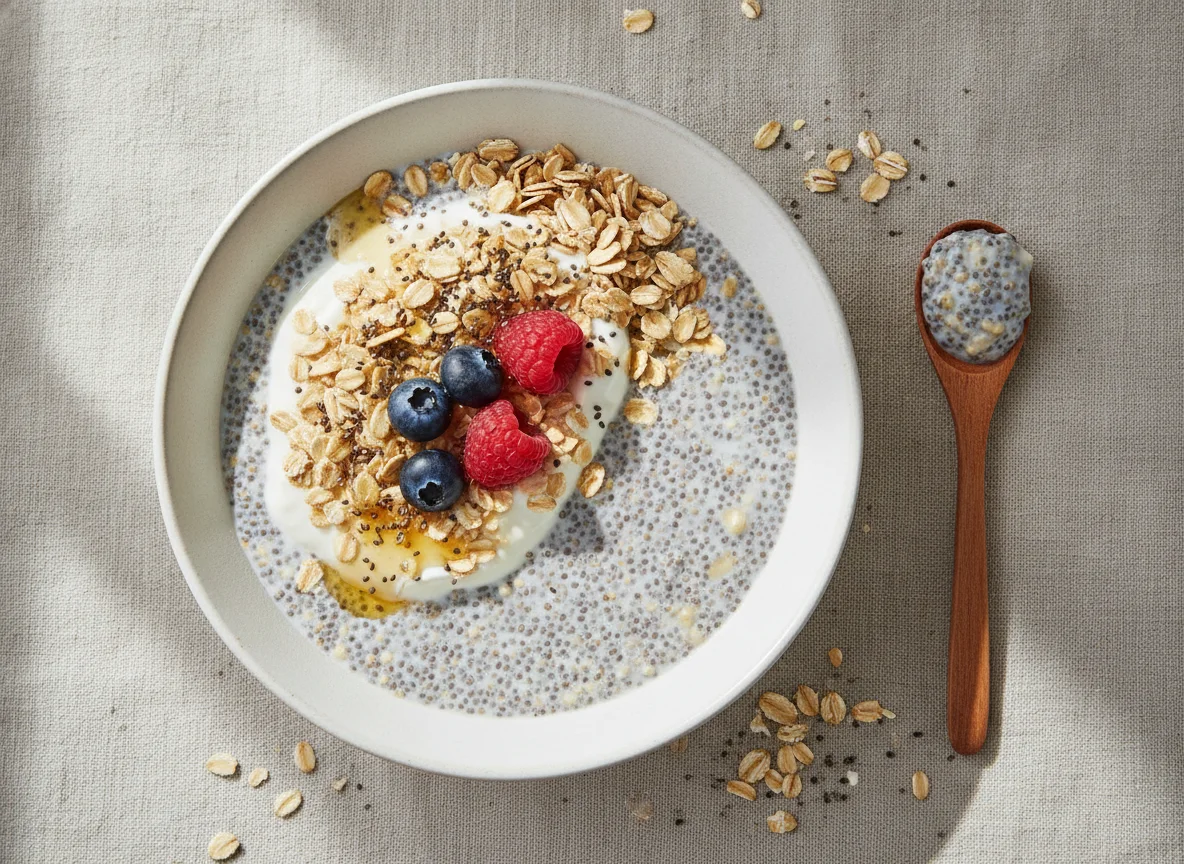 Chia Seed Pudding with Oats photo