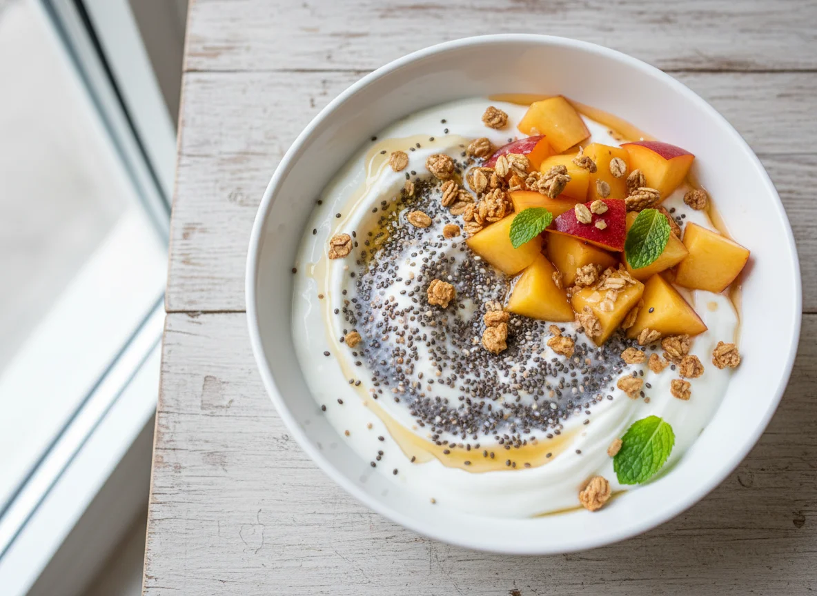 Chia Seed Yogurt with Fruit photo