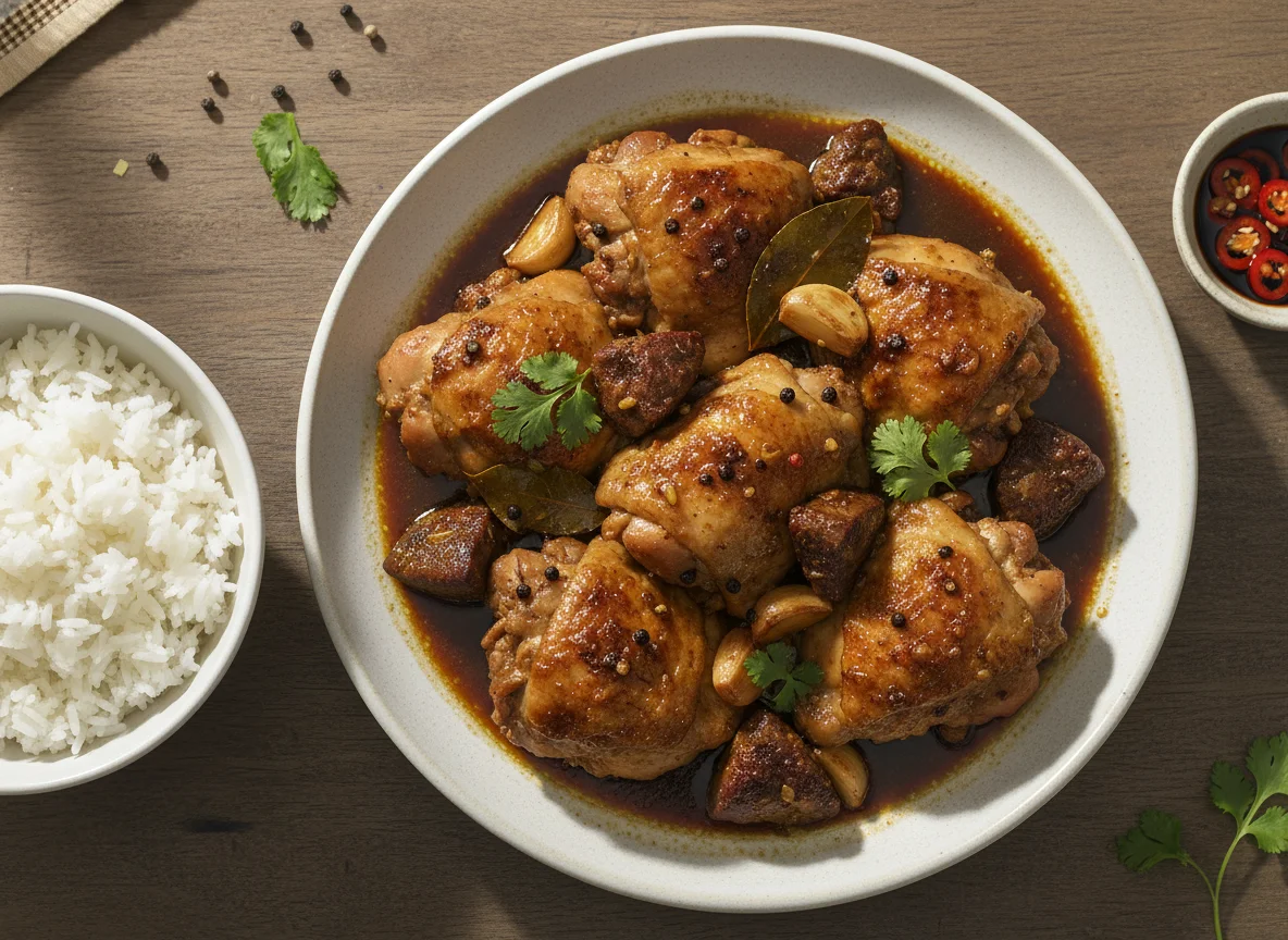 Chicken Adobo with Liver photo