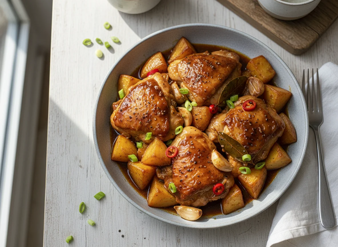 Chicken Adobo with Potatoes photo