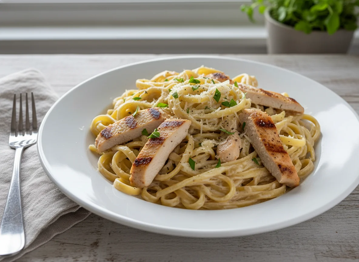 Chicken Alfredo Pasta photo