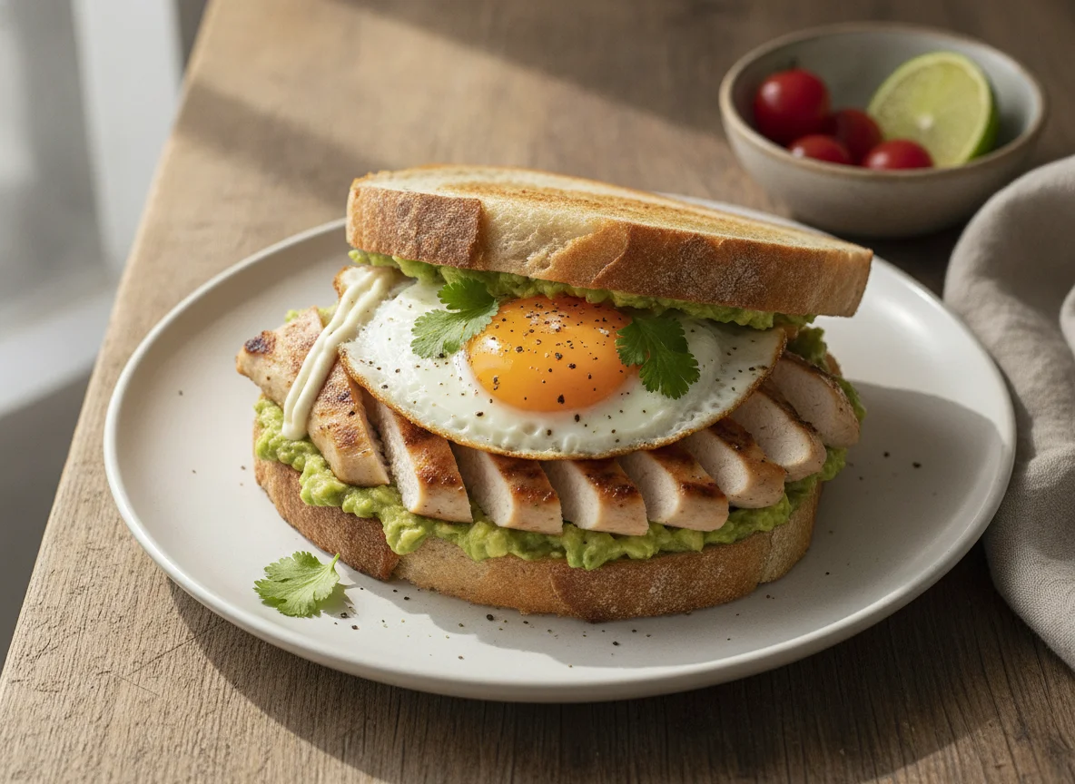 Chicken and Avocado Sandwich photo