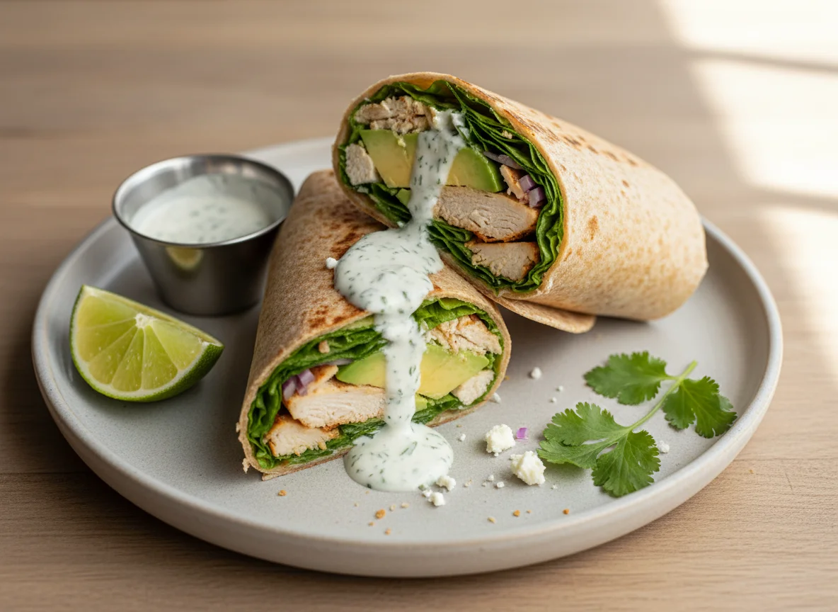 Chicken and Avocado Wrap photo