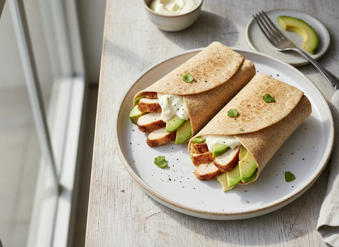 Chicken and Avocado Wraps photo