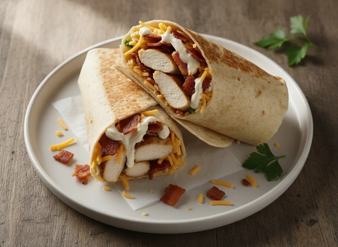 Chicken and Bacon Wrap photo