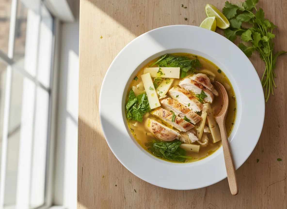 Chicken and Bamboo Shoot Soup photo