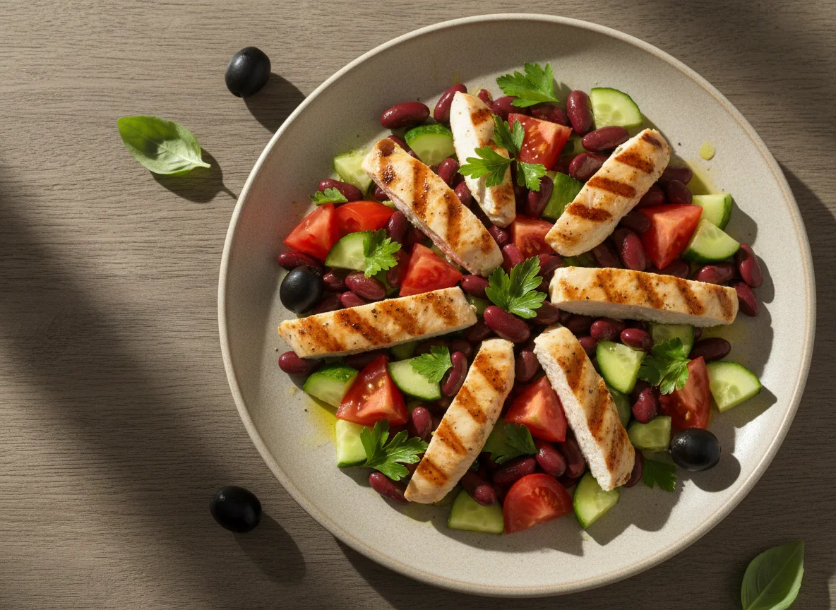 Chicken and Bean Salad photo