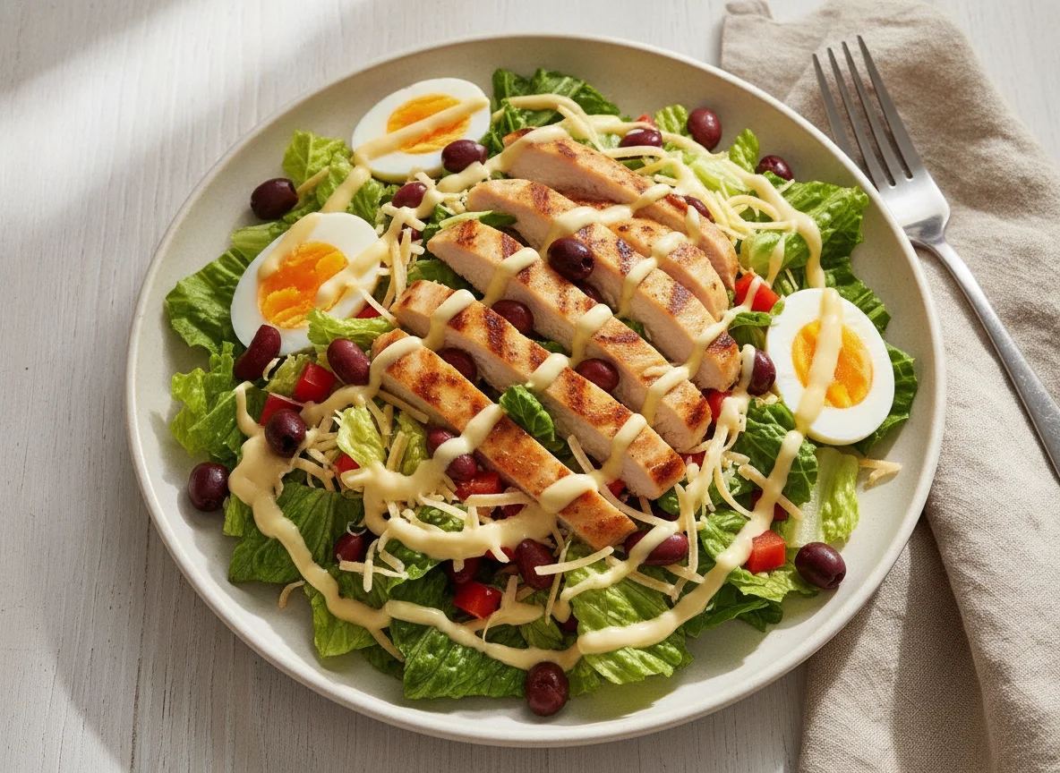 Chicken and Bean Salad with Creamy Dressing photo