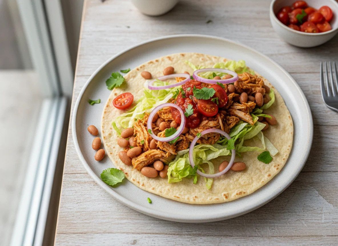 Chicken and Bean Taco photo
