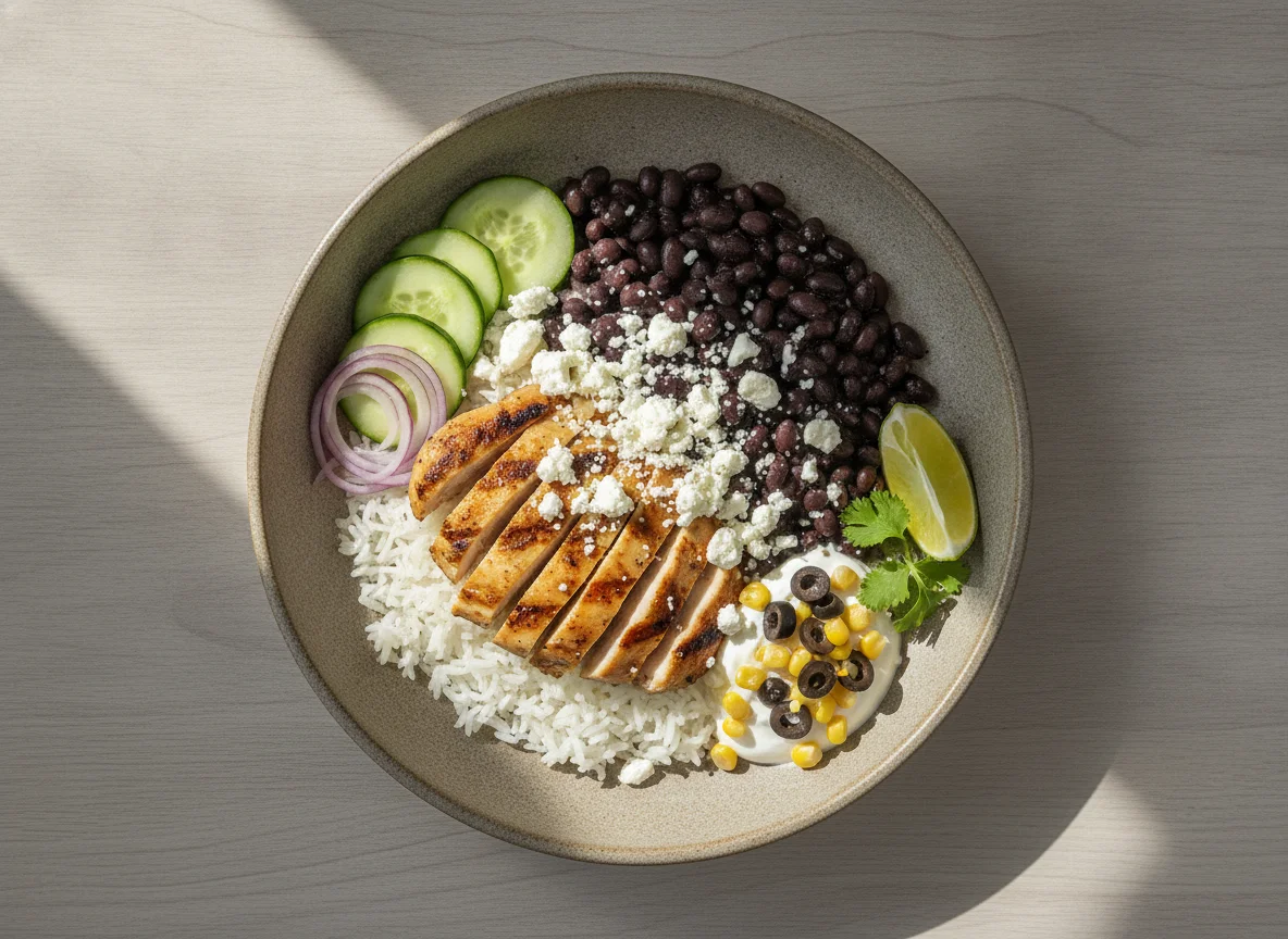 Chicken and Black Bean Bowl with Rice photo