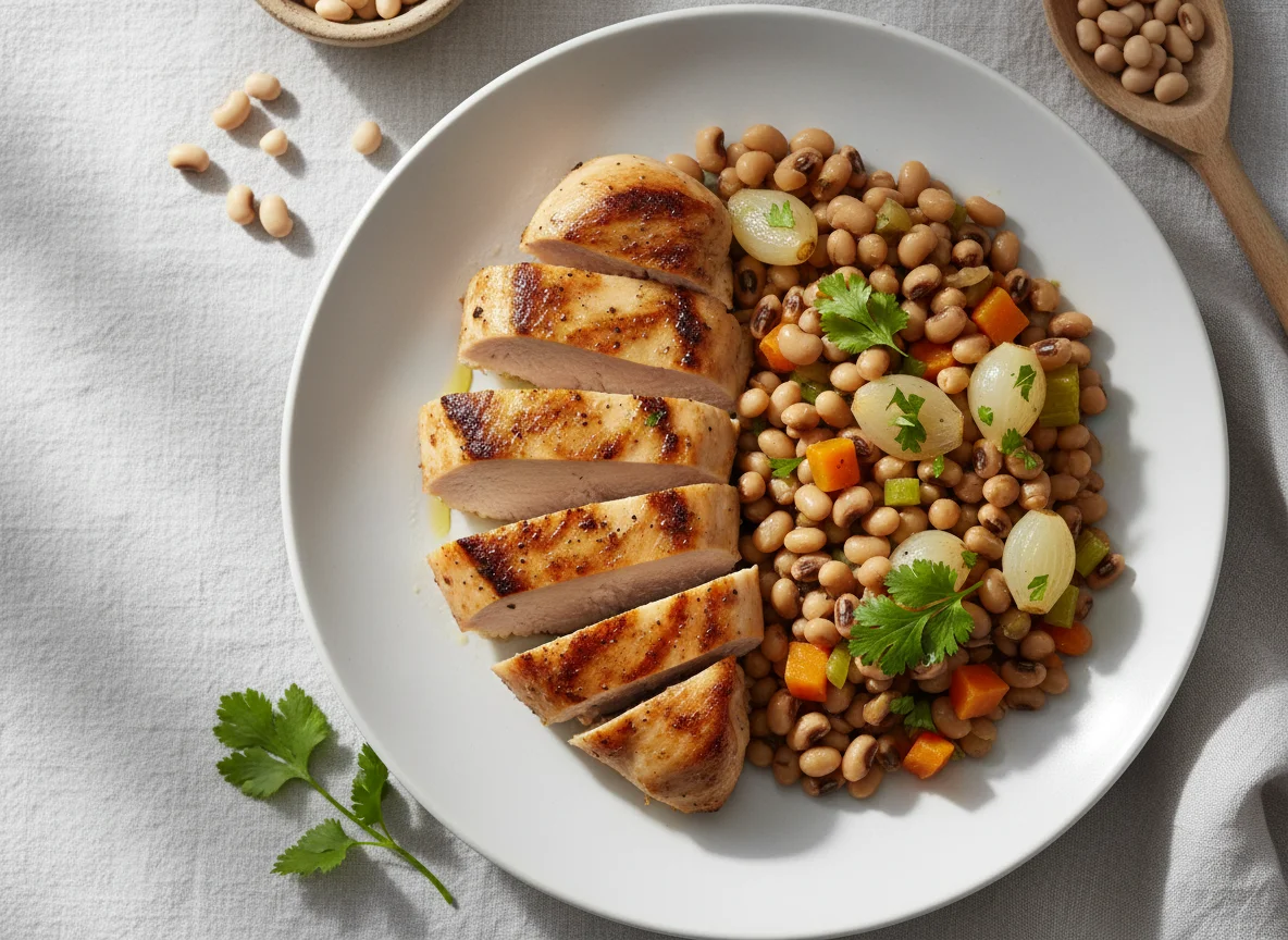 Chicken and Black-Eyed Peas photo