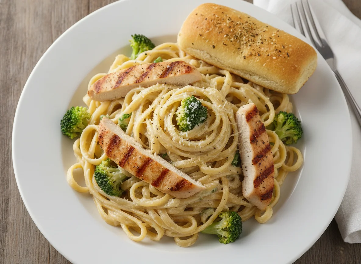 Chicken and Broccoli Fettuccine Alfredo photo