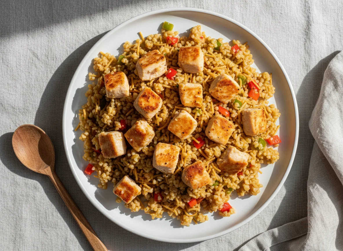 Chicken and Bulgur Pilaf photo