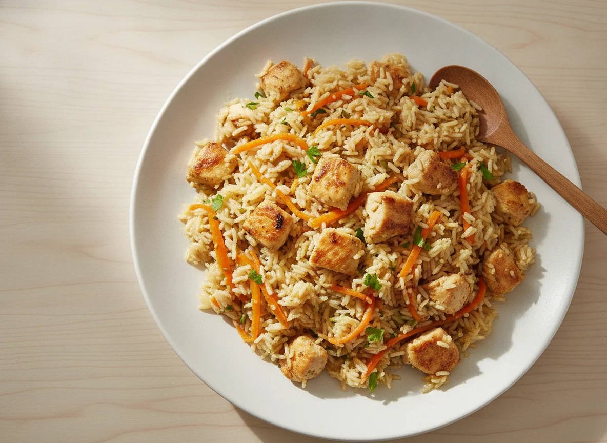 Chicken and Carrot Pilaf photo