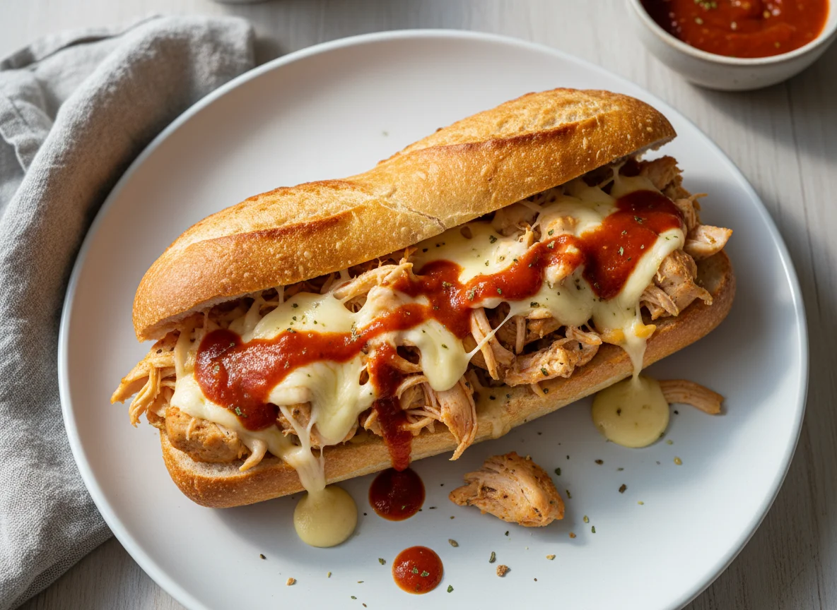 Chicken and Cheese Baguette photo