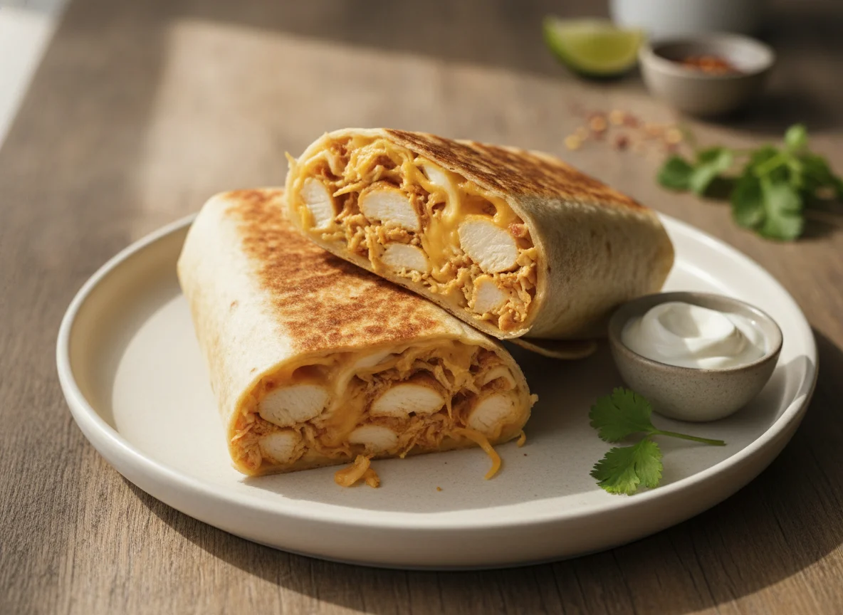 Chicken and Cheese Burrito photo
