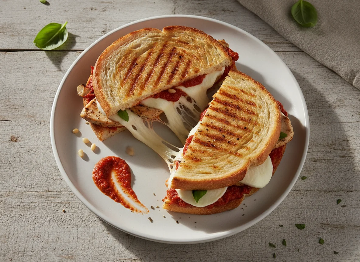 Chicken and Cheese Panini photo