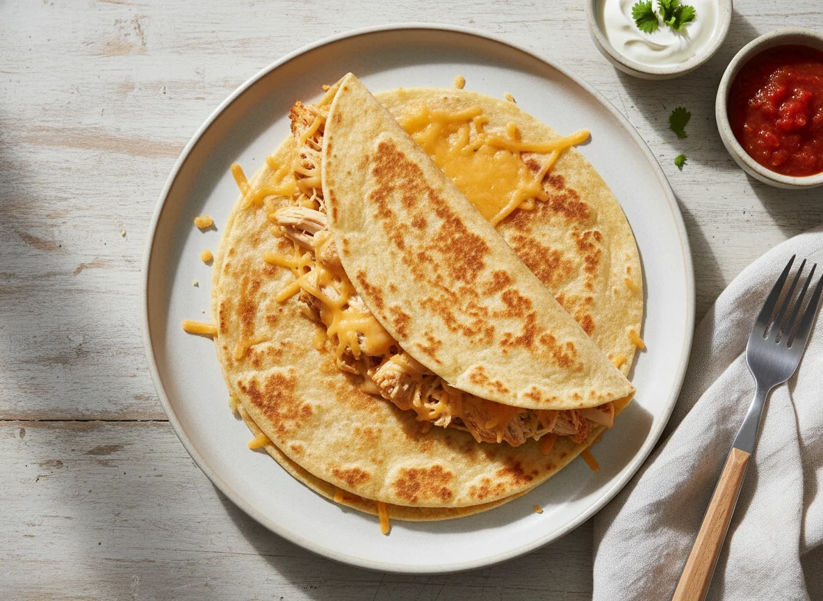 Chicken and Cheese Tortilla photo