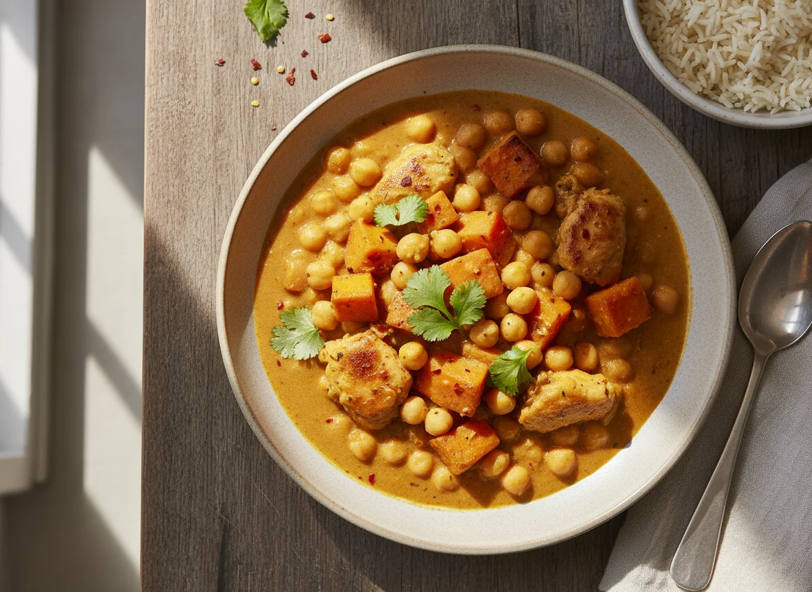 Chicken and Chickpea Curry photo