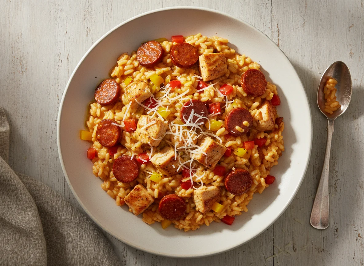 Chicken and Chorizo Risotto photo