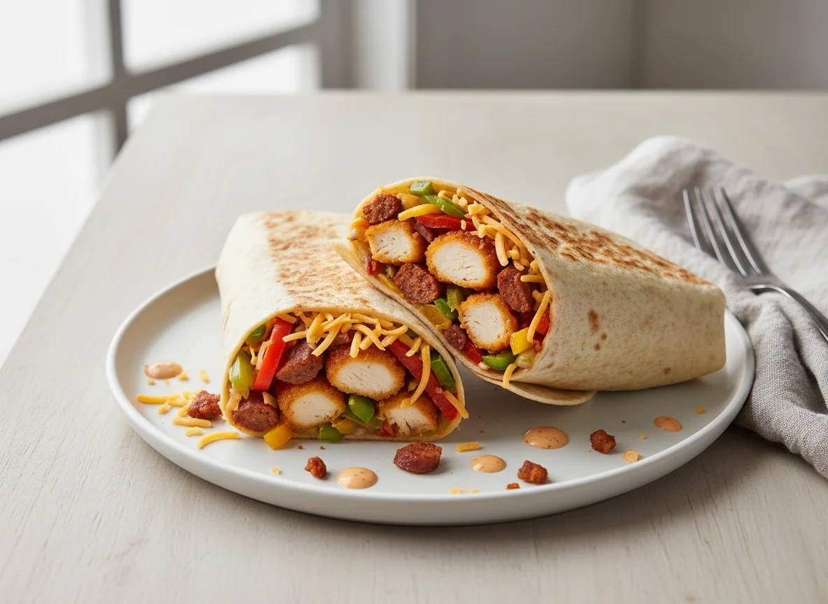 Chicken and Chorizo Wrap photo