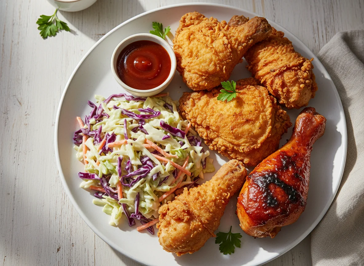 Chicken and Coleslaw photo