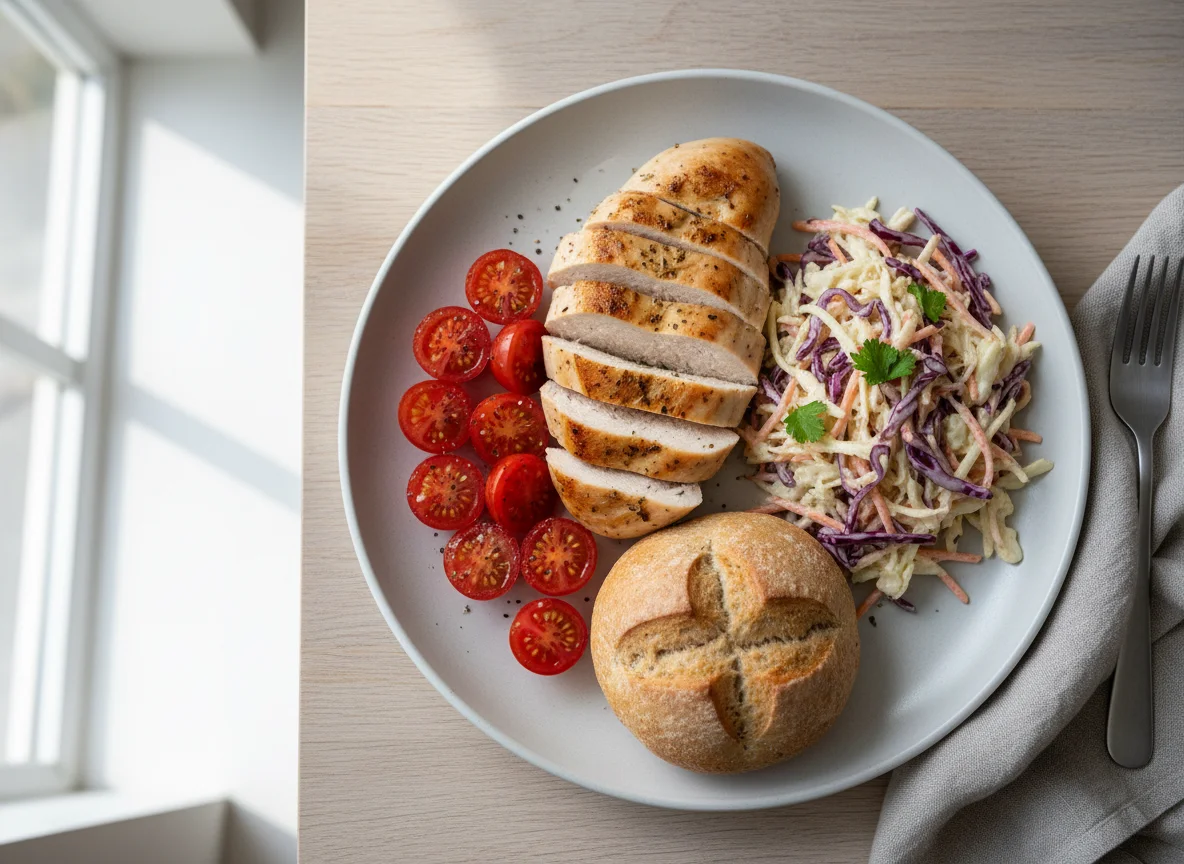 Chicken and Coleslaw Meal photo