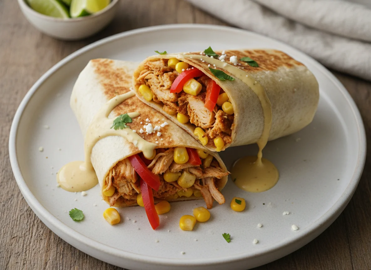 Chicken and Corn Burrito photo