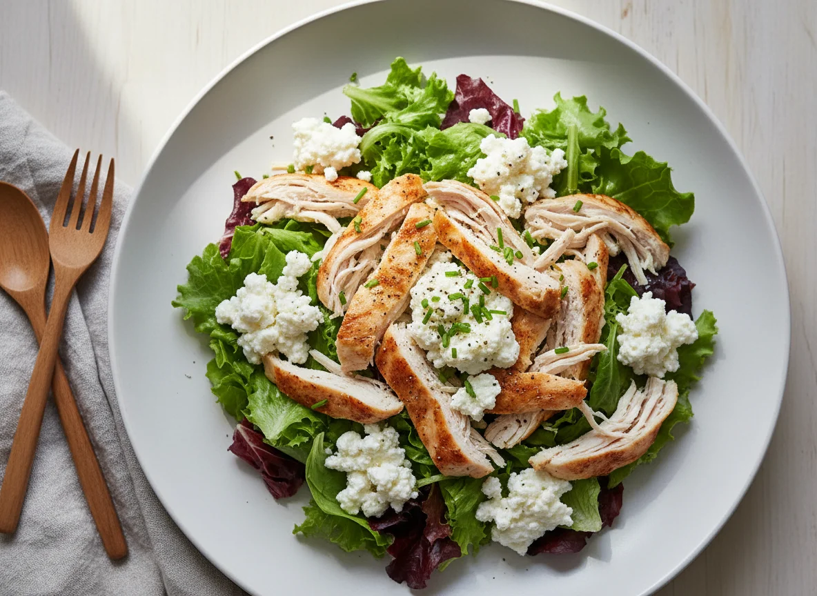 Chicken and Cottage Cheese Salad photo