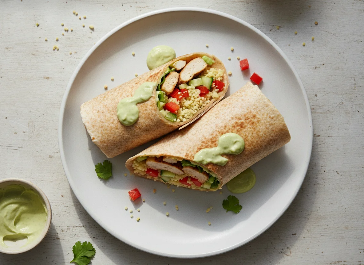 Chicken and Couscous Wrap photo