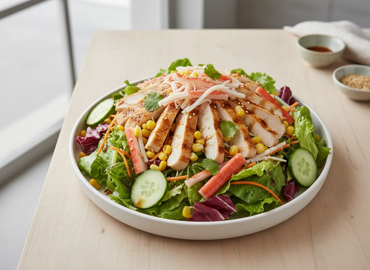 Chicken and Crabstick Salad photo