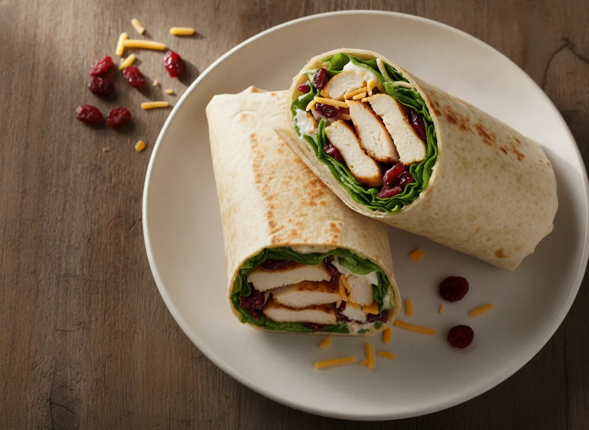 Chicken and Cranberry Wrap photo