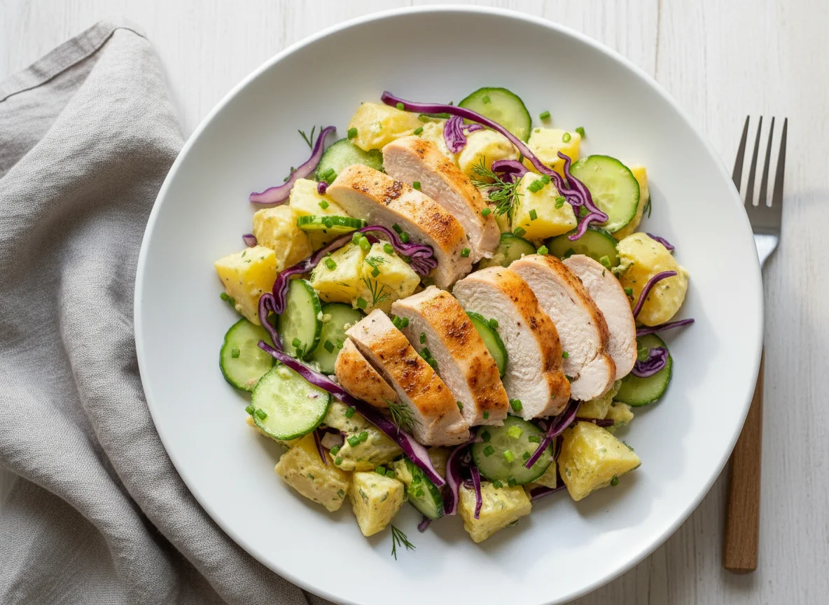 Chicken and Creamy Potato Salad photo