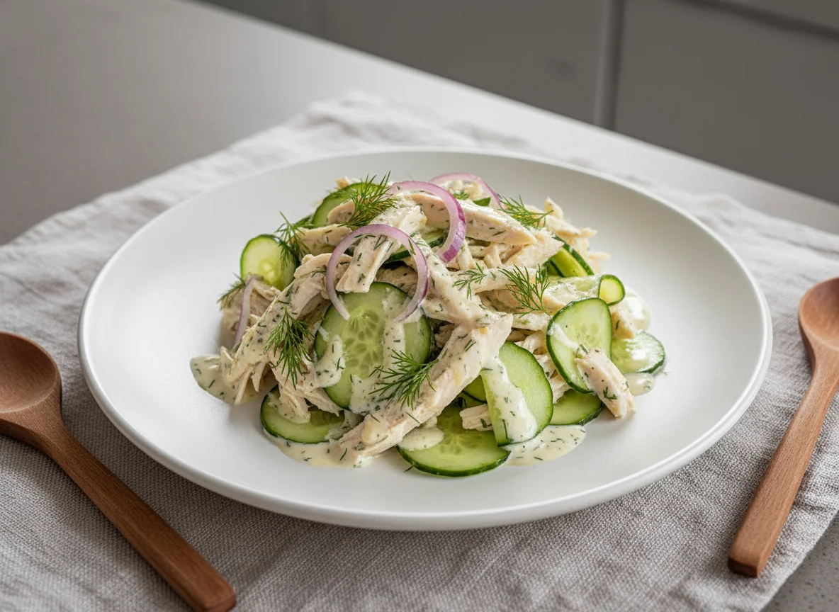 Chicken and Cucumber Salad photo