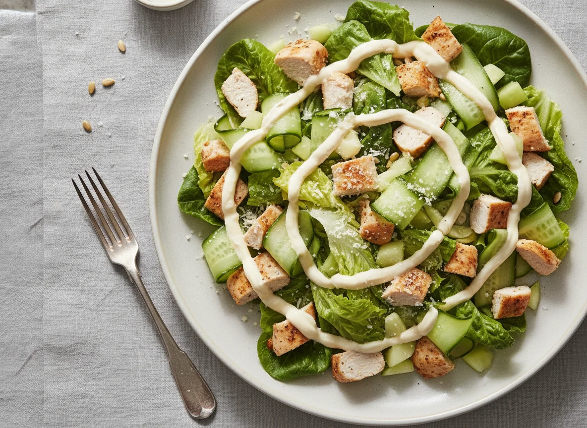 Chicken and Cucumber Salad with Creamy Dressing photo