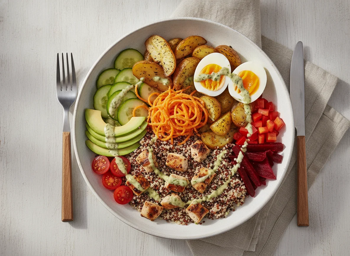 Chicken and Egg Quinoa Bowl photo