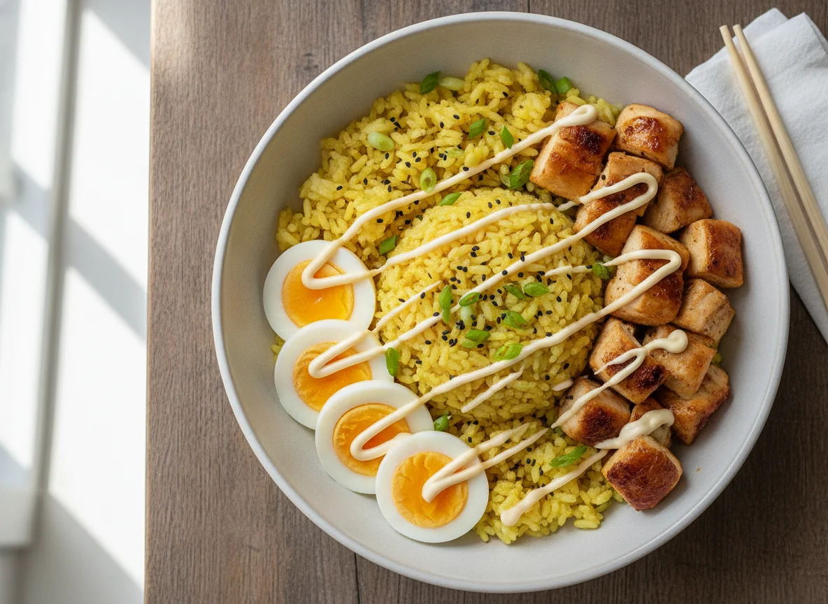 Chicken and Egg Rice Bowl photo