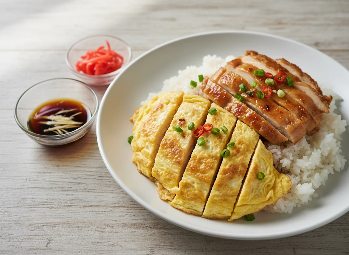 Chicken and Egg with Rice photo