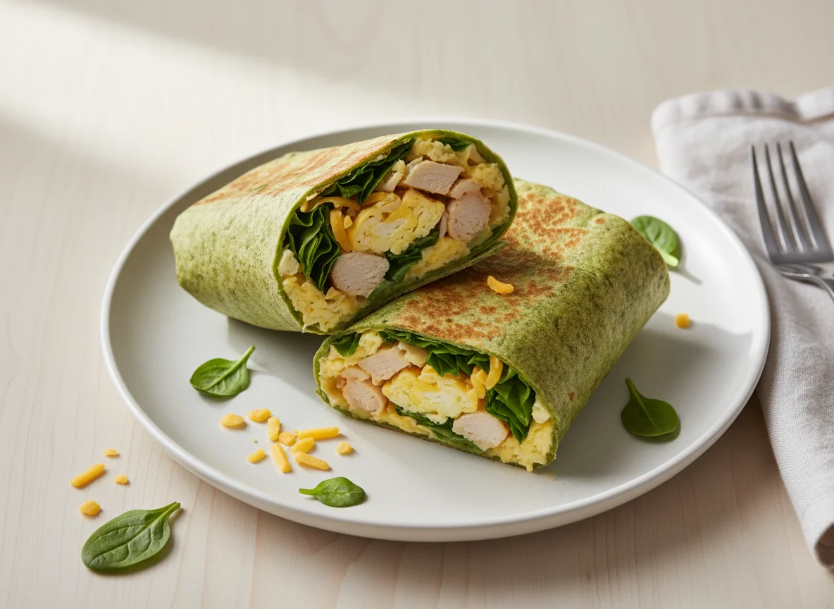 Chicken and Egg Wrap photo