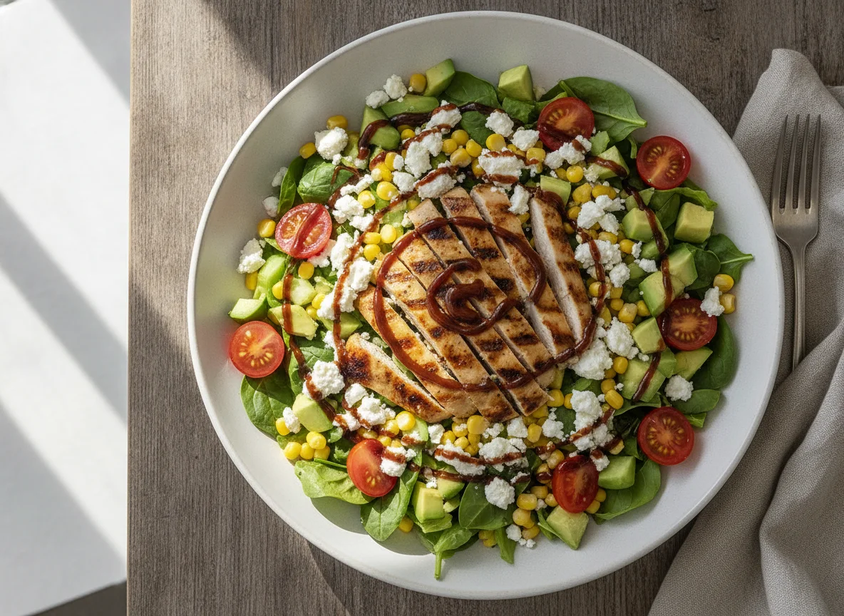 Chicken and Feta Salad Bowl photo