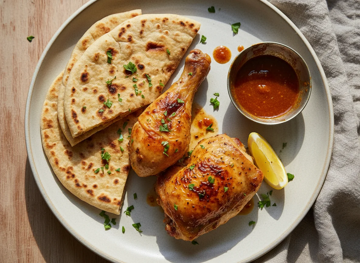 Chicken and Flatbread Meal photo